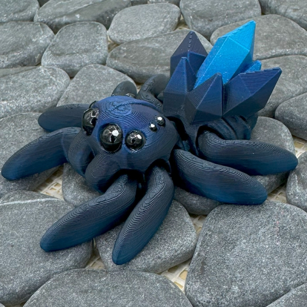 Kristallspinne – Saphir